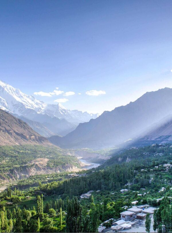 Embark on an unforgettable 5-day adventure to the breathtaking region of Hunza, accessible by air, with Ilyas Skardu Tours. Your journey begins as we pick you up from Islamabad Airport and whisk you away towards the mesmerizing landscapes of Hunza. Upon arrival, you'll check into your hotel in Hunza, where you'll have the opportunity to explore the lively streets of Karimabad Bazaar. The following day, after a hearty breakfast, we'll take you to marvel at the majestic Passu Cones viewpoint and the serene Ataabad Lake. Spend the day soaking in the beauty of these natural wonders before returning to your hotel for a comfortable night's rest. As the sun rises on day three, you'll set out to explore the historic Hussain Suspension Bridge, the iconic Passu Suspension Bridge, the bustling Sost Border, and the breathtaking Khunjrab Pass. Immerse yourself in the rich culture and scenic vistas throughout the day, and then retire to your hotel for another peaceful evening in Hunza. On day four, after indulging in a delicious breakfast, you'll venture to the ancient Altit and Baltit Forts, soaking in the history and grandeur of these architectural marvels. Don't miss the chance to capture panoramic views from the Eagle Nest viewpoint before we head towards the vibrant city of Gilgit. Upon arrival, you'll be transferred to your hotel for a well-deserved night's rest. On the final day of your adventure, we'll bid farewell to Gilgit as we drop you off at Gilgit Airport, marking the end of your unforgettable tour with Ilyas Skardu Tours. From the breathtaking natural landscapes to the rich cultural heritage, this 5-day journey through Hunza promises to leave you with lasting memories and a deep appreciation for the beauty of Pakistan's northern region.